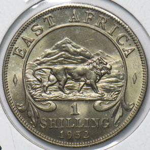 East Africa 1952 Shilling Lion animal 293968 combine shipping