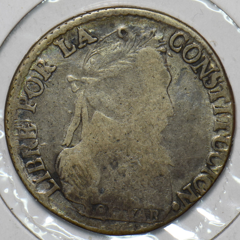 Bolivia 1830 4 Soles Llama animal 297262 combine shipping