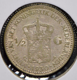 Netherlands 1930 1/2 Gulden  150210 combine shipping