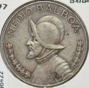 Panama 1947 1/2 Balboa 296422 combine shipping