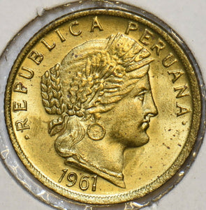 Peru 1961 10 Centavos 196710 combine shipping