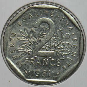 France 1981 2 Francs 151807 combine shipping