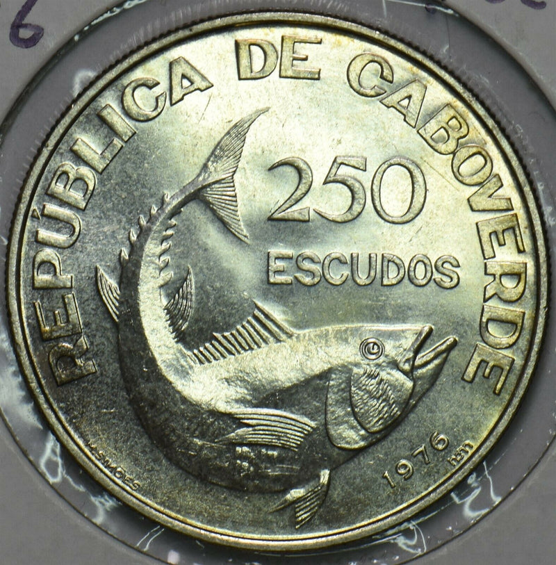 Cape Verde 1976 250 Escudos Fish animal Independence 296863 combine shipping