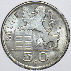 Belgium 1954 50 Francs Lion animal 294061 combine shipping