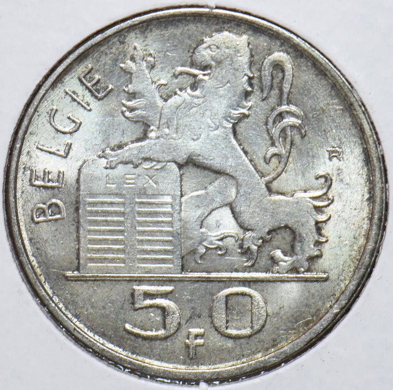 Belgium 1954 50 Francs Lion animal 294061 combine shipping