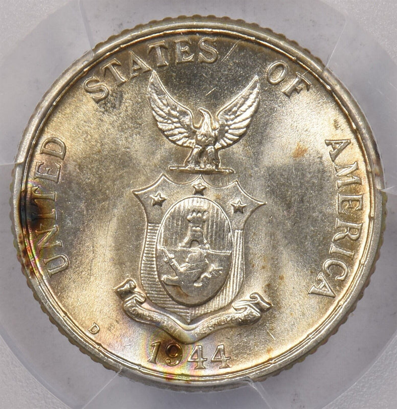 Philippines 1944 D 20 Centavos Eagle animal PCGS MS 65 PI0161 combine shipping
