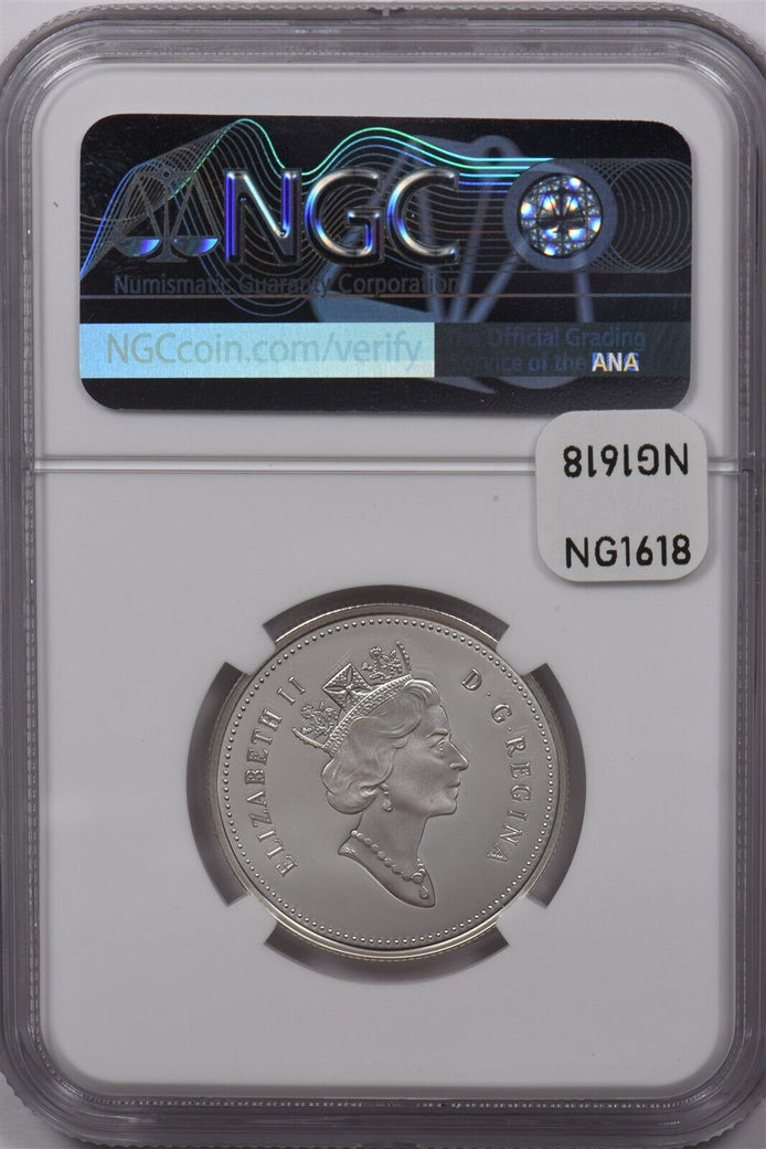 Canada 1998 50 Cents Silver NGC Proof 69 Ultra Cameo Beluga Whales NG1618 combin