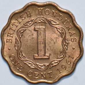 British Honduras 1961 Cent Queen Elizabeth II 293360 combine shipping