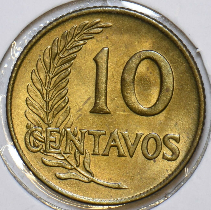 Peru 1962 10 Centavos 196616 combine shipping