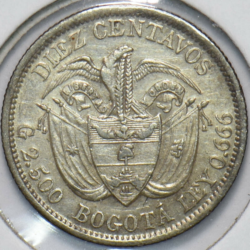 Colombia 1897 10 Centavos 293507 combine shipping