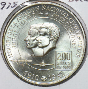 Peru 1975 200 soles Heroes Dela 293682 combine shipping