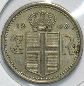 Iceland 1940 10 Aurar 192384 combine shipping