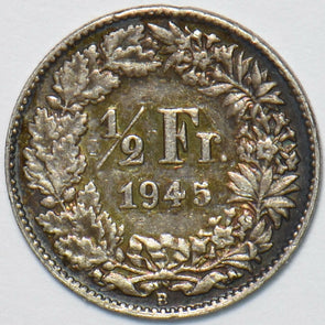 Switzerland 1945 1/2 Franc 195221 combine shipping