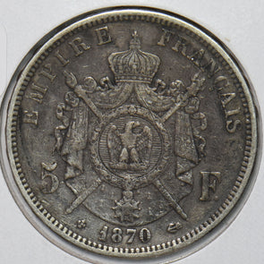 France 1870 5 Francs 491067 combine shipping