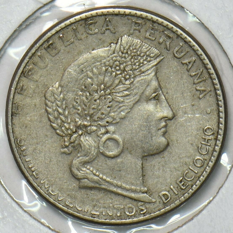 Peru 1918 5 Centavos 196697 combine shipping