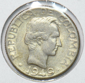 Colombia 1949 10 centavos 293650 combine shipping