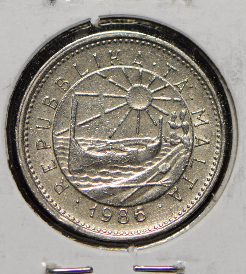 Malta 1986 5 Cents Freshwater crab animal  901323 combine shipping