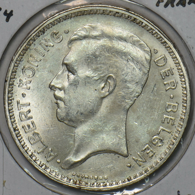 Belgium 1934 20 Francs 491070 combine shipping