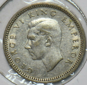 New Zealand 1940 3 Pence 152357 combine shipping
