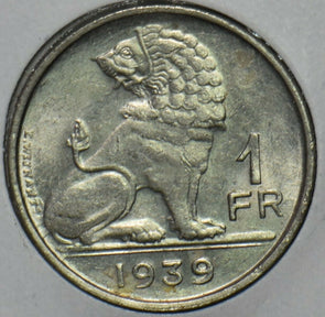 Belgium 1939 Franc Lion animal 195926 combine shipping