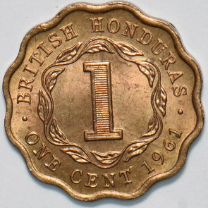 British Honduras 1961 Cent Queen Elizabeth II 293350 combine shipping