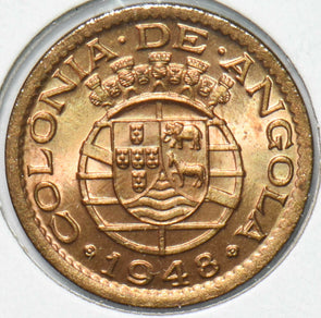 Angola 1948 20 Centavos Elephant animal Horse Portuguese Colony 293272 combine s