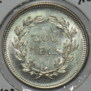 Portugal 1892 200 Reis Carlos I 1889 - 1908 491080 combine shipping