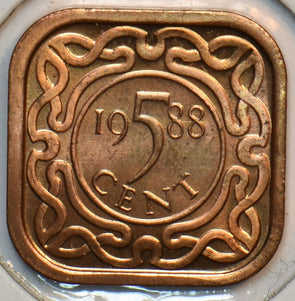 Suriname 1988 5 Cents 190679 combine shipping