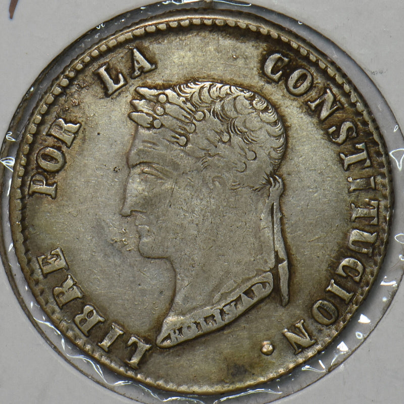 Bolivia 1857 4 Soles Llama animal 491143 combine shipping