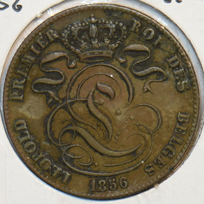 Belgium 1856 5 Centimes Lion animal 297043 combine shipping
