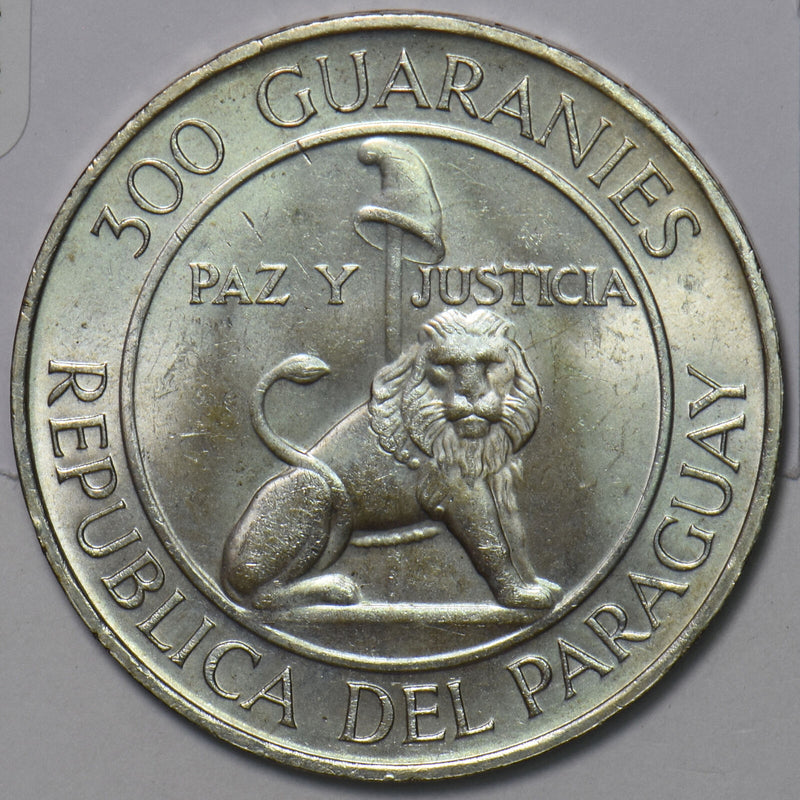 Paraguay 1973 1968-1973 300 Guaranies Lion animal 491072 combine shipping