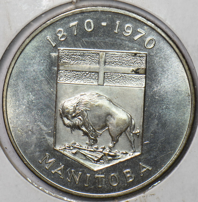 Canada 1970 Token Buffalo animal Entry into confederation1870 296478 combine shi