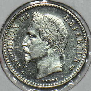 France 1867 BB 50 Centimes 491039 combine shipping