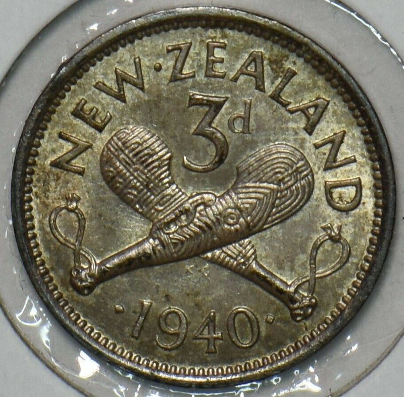New Zealand 1940 3 Pence 152390 combine shipping