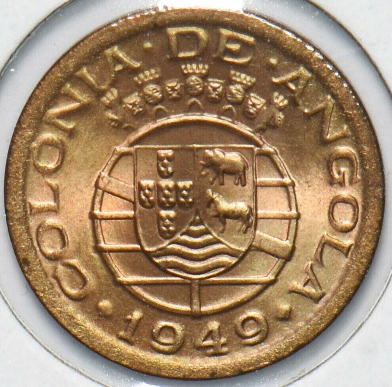Angola 1949 10 Centavos Elephant animal Horse Portuguese Colony 293269 combine s