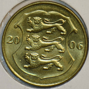Estonia 2006 Kroon Lion animal UNC 152092 combine shipping