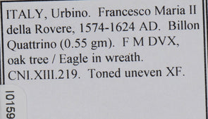 Italy 1574 N00 Billon quattrino  urbino I0159 combine shipping