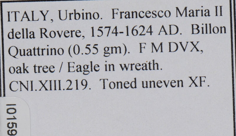 Italy 1574 N00 Billon quattrino  urbino I0159 combine shipping