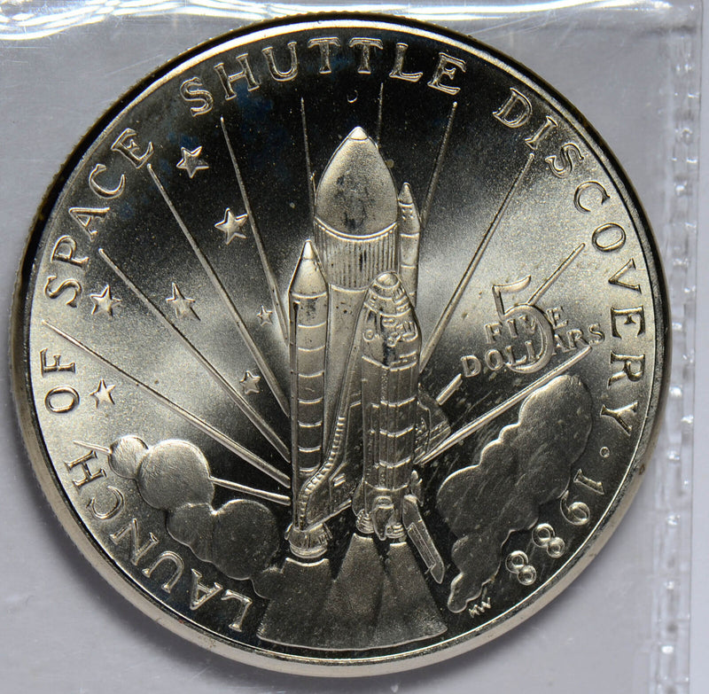 Marshall Islands 1988  5 Dollars  M0089 combine shipping