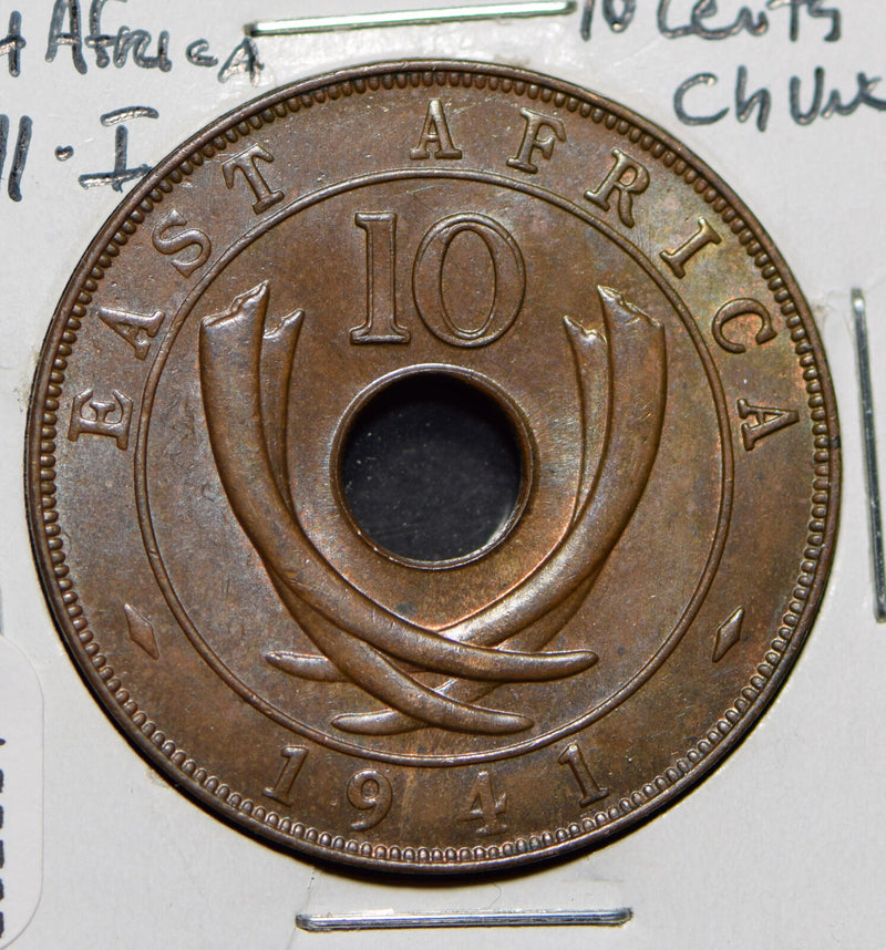 East Africa 1941 10 Cents  292001 combine shipping