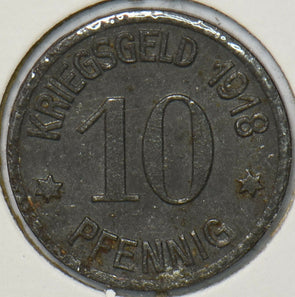Germany 1918 10 Pfennig Coblenz 296456 combine shipping