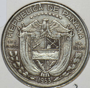 Panama 1953 1/2 Balboa 195121 combine shipping