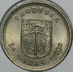 Rhodesia 1964 10 Cents 195966 combine shipping