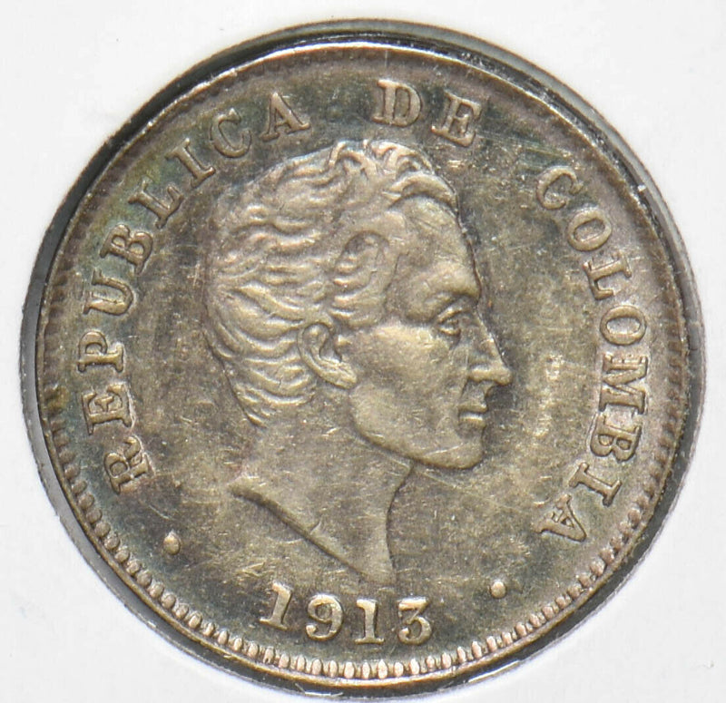Colombia 1913 10 centavos Condor animal 293659 combine shipping