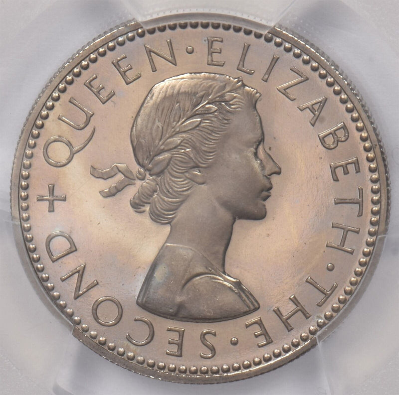 New Zealand 1965 Shilling PCGS PL 67 PI0093 combine shipping