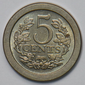 Netherlands 1907 5 Cents 491164 combine shipping
