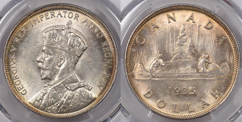 Canada 1935 Dollar PCGS MS 62 PI0204 combine shipping