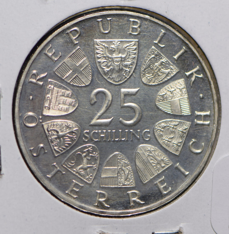 Austria 1966 FERDINAND RAIMUND 25 Schilling  292043 combine shipping