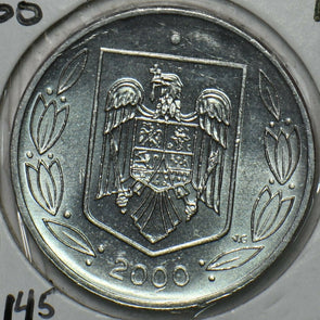 Romania 2000 500 Lei BU 195963 combine shipping