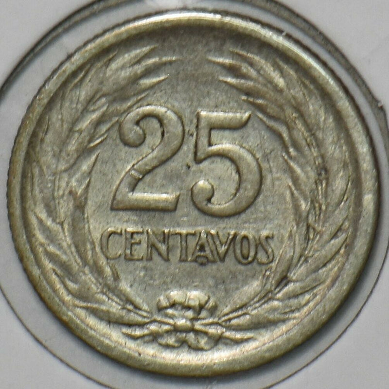 El Salvador 1953 25 Centavos 195928 combine shipping